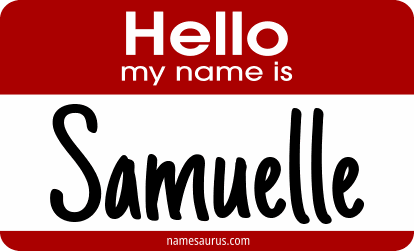 Hello my name is Samuelle png download