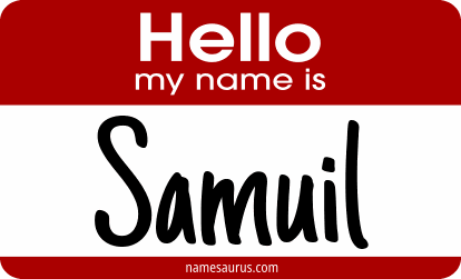 Hello my name is Samuil png download