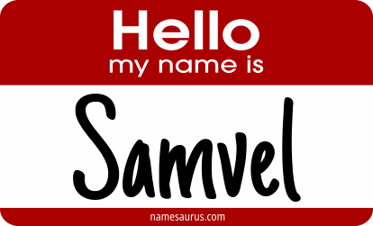Hello my name is Samvel png download