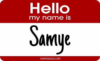 Hello my name is Samye png download