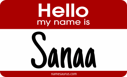 Hello my name is Sanaa png download
