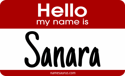 Hello my name is Sanara png download