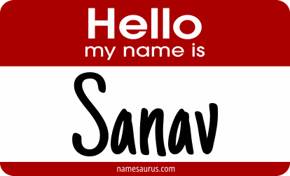 Hello my name is Sanav png download