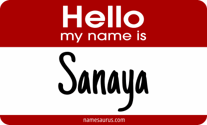 Hello my name is Sanaya png download