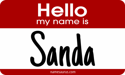 Hello my name is Sanda png download