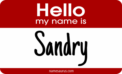 Hello my name is Sandry png download