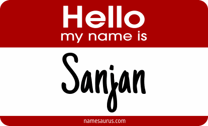Hello my name is Sanjan png download