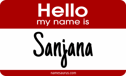 Hello my name is Sanjana png download