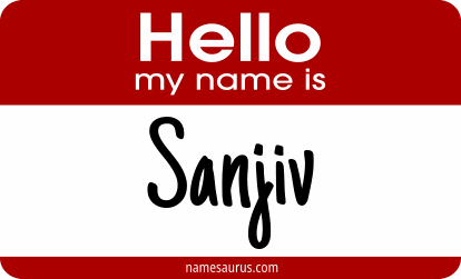 Hello my name is Sanjiv png download