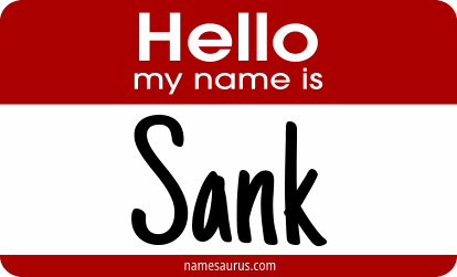 Hello my name is Sank png download