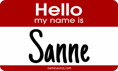 Hello my name is Sanne png download