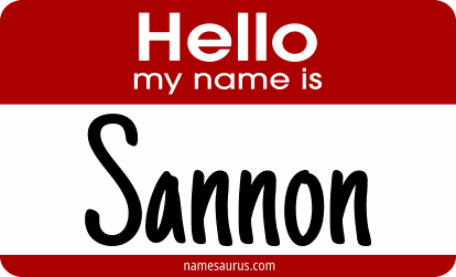 Hello my name is Sannon png download