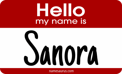 Hello my name is Sanora png download