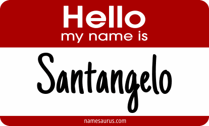 Hello my name is Santangelo png download