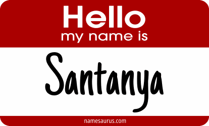Hello my name is Santanya png download