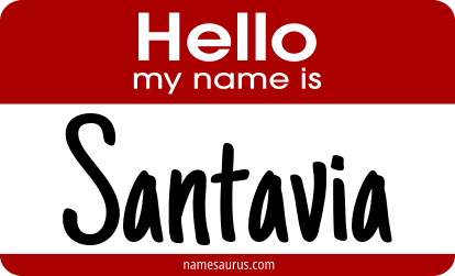 Hello my name is Santavia png download
