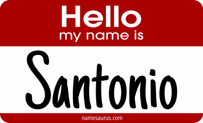 Hello my name is Santonio png download