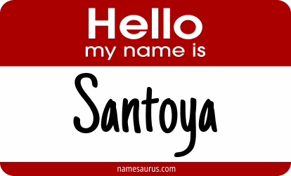 Hello my name is Santoya png download