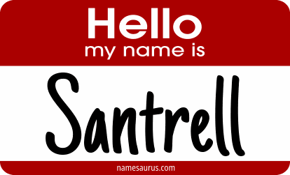 Hello my name is Santrell png download