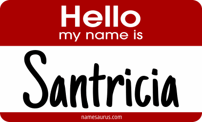 Hello my name is Santricia png download