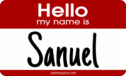 Hello my name is Sanuel png download