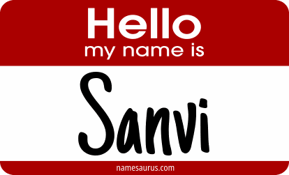 Hello my name is Sanvi png download