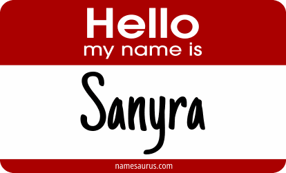 Hello my name is Sanyra png download