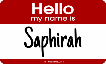 Hello my name is Saphirah png download
