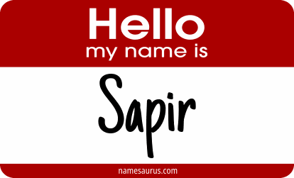 Hello my name is Sapir png download