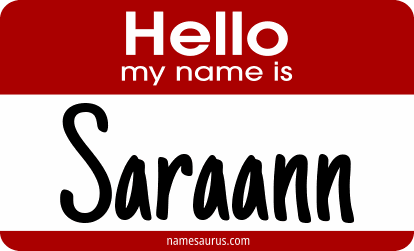 Hello my name is Saraann png download