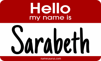 Hello my name is Sarabeth png download