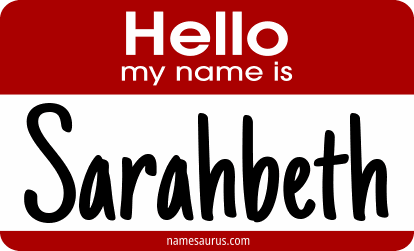 Hello my name is Sarahbeth png download