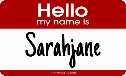 Hello my name is Sarahjane png download