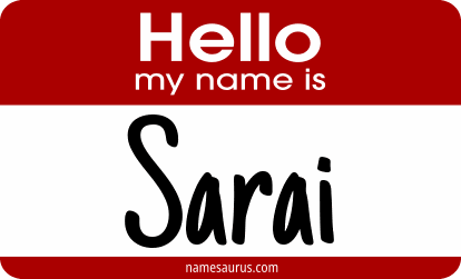 Hello my name is Sarai png download