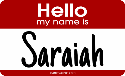 Hello my name is Saraiah png download
