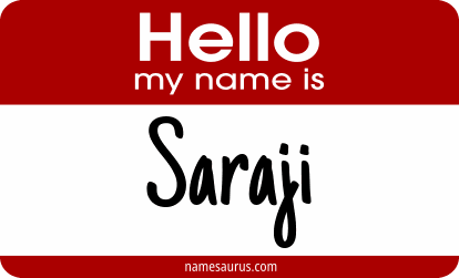 Hello my name is Saraji png download