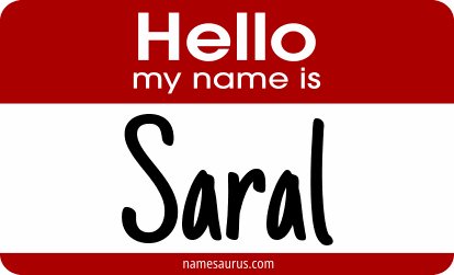 Hello my name is Saral png download