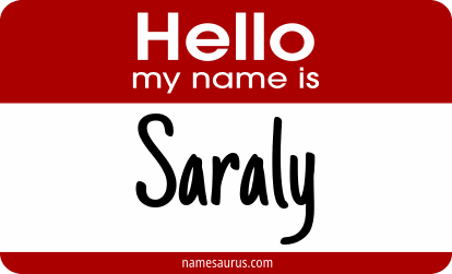 Hello my name is Saraly png download