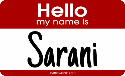 Hello my name is Sarani png download
