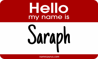 Hello my name is Saraph png download