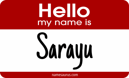 Hello my name is Sarayu png download