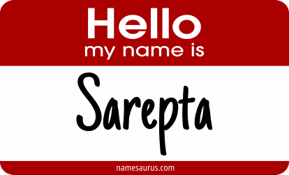 Hello my name is Sarepta png download