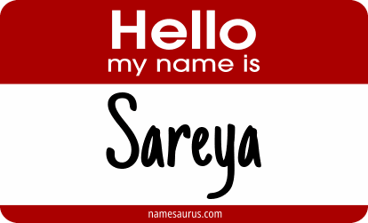 Hello my name is Sareya png download