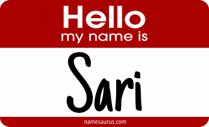 Hello my name is Sari png download