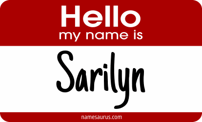 Hello my name is Sarilyn png download