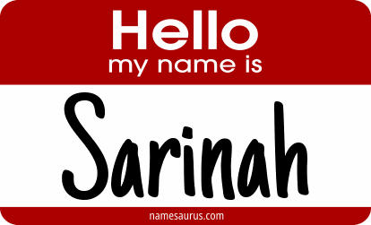 Hello my name is Sarinah png download