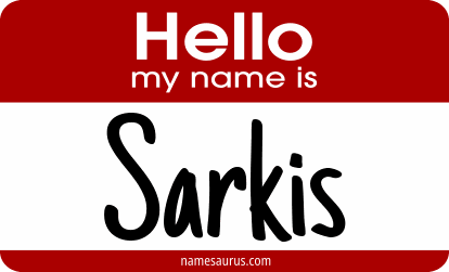 Hello my name is Sarkis png download