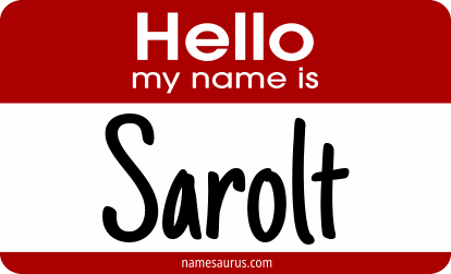Hello my name is Sarolt png download