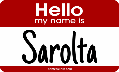 Hello my name is Sarolta png download