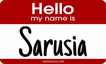 Hello my name is Sarusia png download